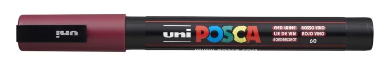 Uni Posca PC-3M Vörösbor