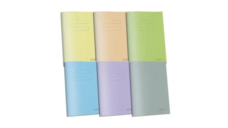 Herlitz füzet A5/21-60 PP vonalas többszínű