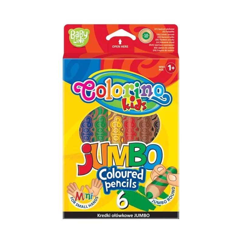 Colorino Baby Line EXTRA JUMBO 6db-os színesceruza készlet 1+