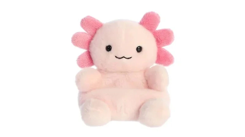 Herma plüss, rózsaszín axolotl 13 cm