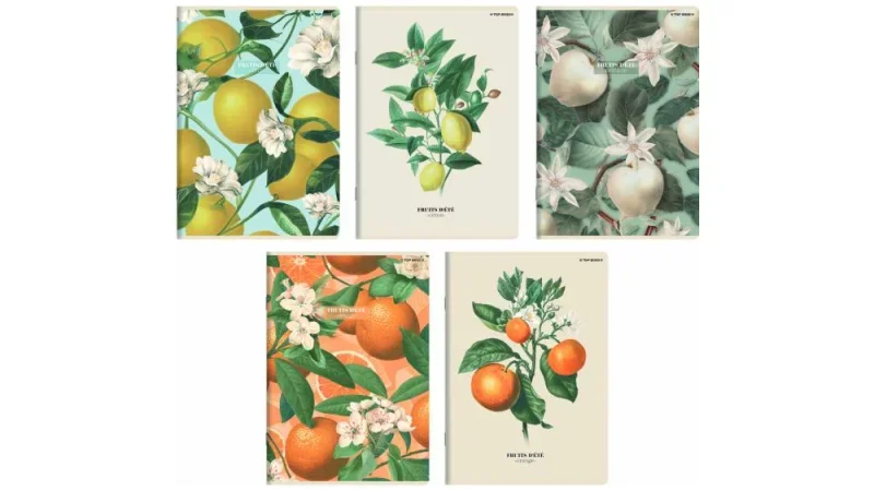 Füzet Summer Harvest Club A5/60 lap kockás, soft touch fóliával