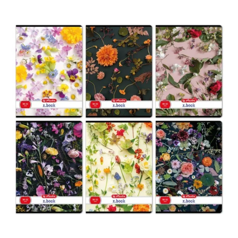 Herlitz füzet A4/80-32 sima Flower
