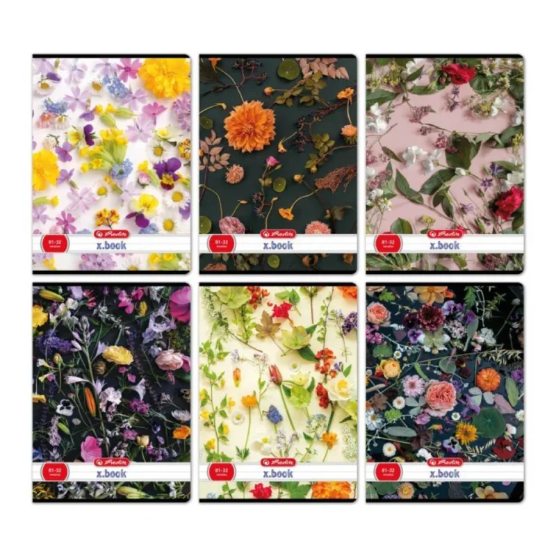 Herlitz füzet A4/81-32 vonalas Flower