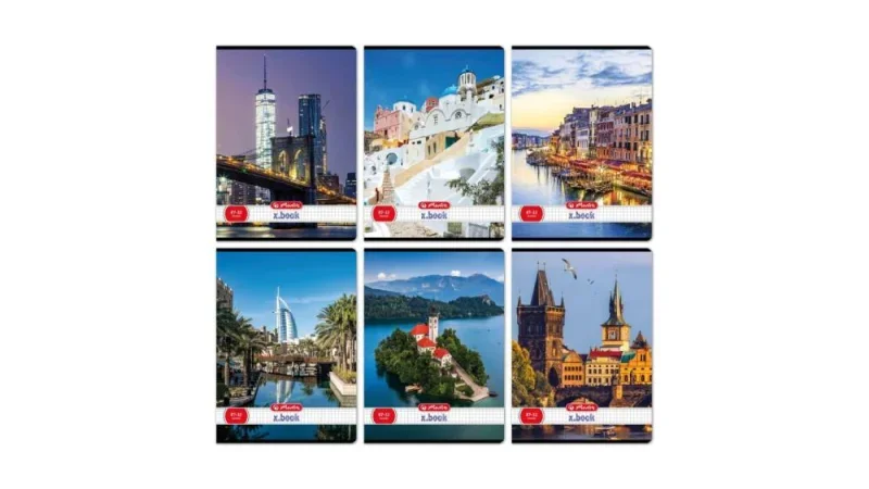 Herlitz füzet A4/87-32 kockás City