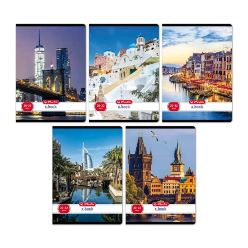 Herlitz füzet A5/20-32 sima City