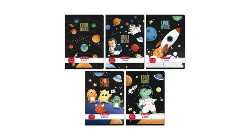 Herlitz füzet A5/21-32 vonalas Space Adventure