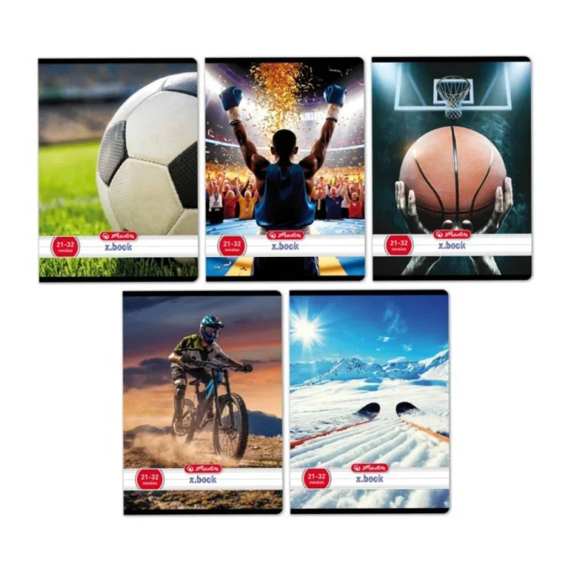 Herlitz füzet A5/21-32 vonalas Sport