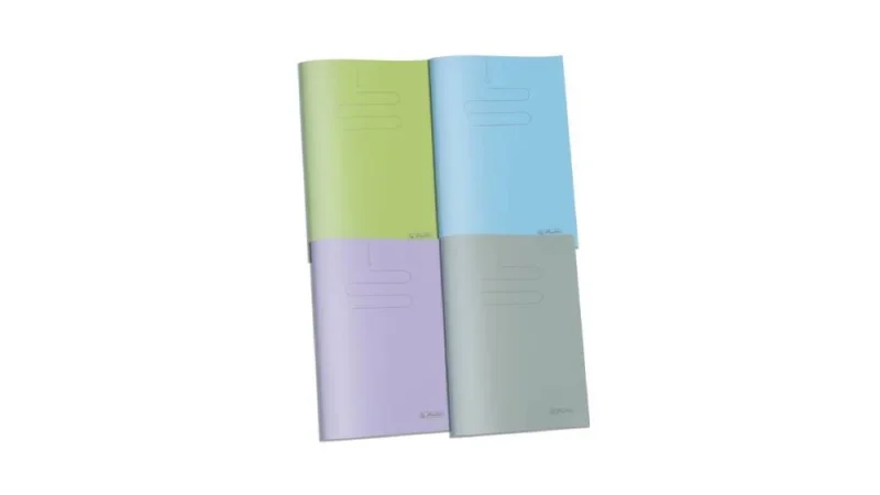 Herlitz füzet A5/20-60 PP sima többszínű