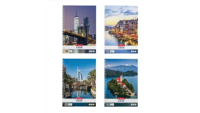 Herlitz spirálfüzet A4/70 lap, vonalas City