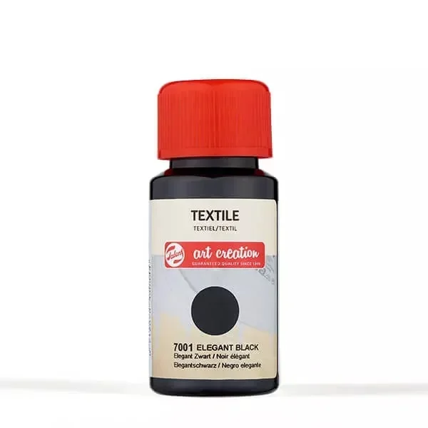 Textilfesték, TAC, 50ml, 7001 Elegant black