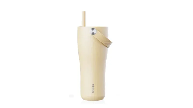EQUA Carry Cup duplafalú termoszkulacs (600ml) Vaj