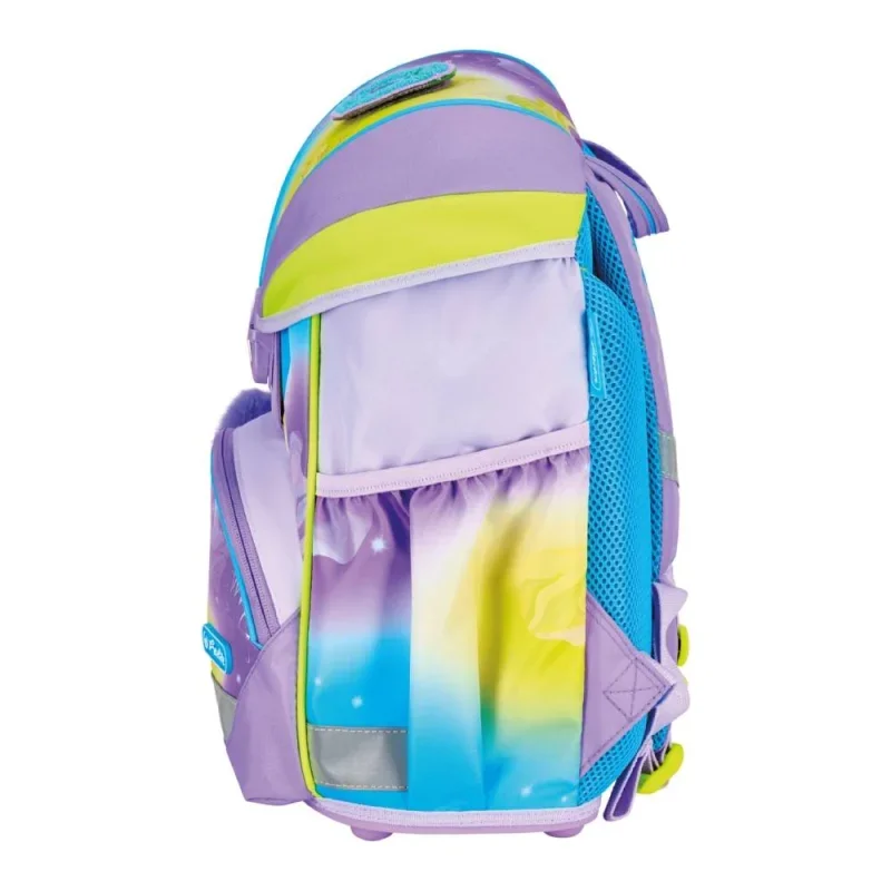 Herlitz iskolatáska UltraLight XL Plus Little Monster, Felszereltsége: 2-klapnis, üres tolltartó, ovál tolltartó, sportzsák