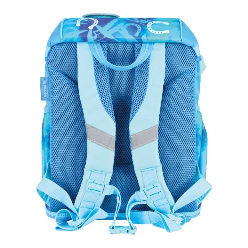 Herlitz iskolatáska UltraLight XL Plus Lucky Horse, Felszereltsége: 2-klapnis, üres tolltartó, ovál tolltartó, sportzsák