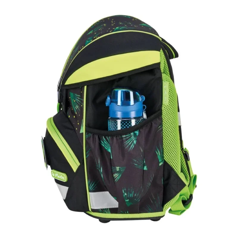 Herlitz iskolatáska UltraLight XL Plus Explorer, Felszereltsége: 2-klapnis, üres tolltartó, ovál tolltartó, sportzsák