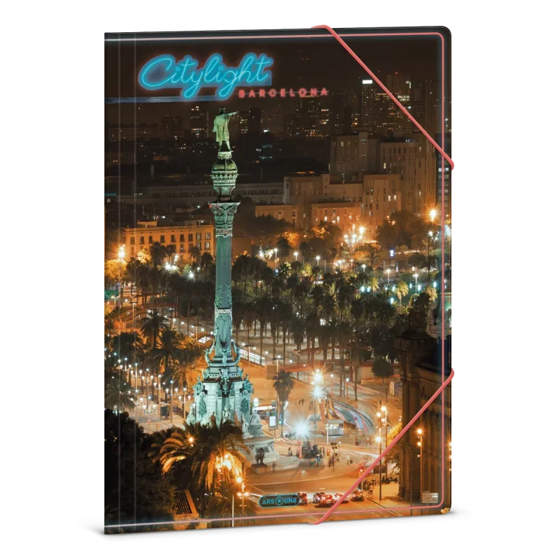 Ars Una A4 Gumis mappa City light-Barcelona (5441) 24