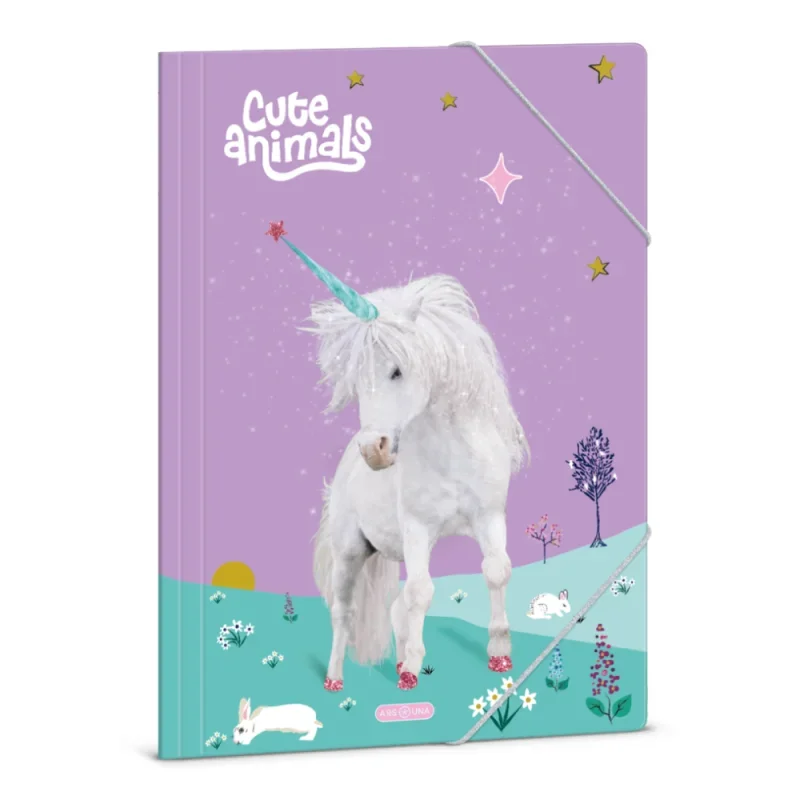 Ars Una A4 Gumis mappa Cute Animals Unicorn (5448) 25