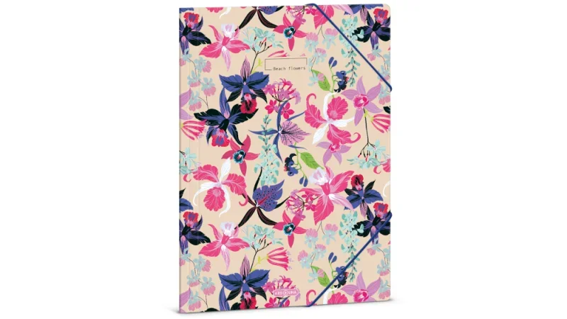 Ars Una A4 Gumis mappa Beach Flowers