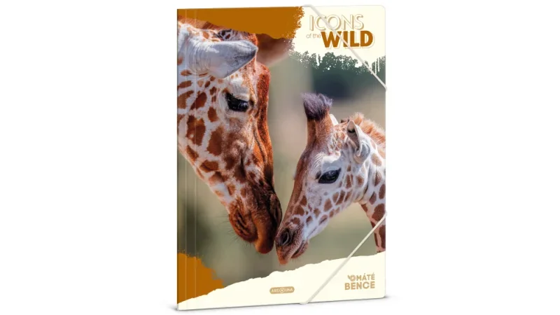 Ars Una A4 Gumis mappa Icons of the Wild-Giraffes (5505) 25