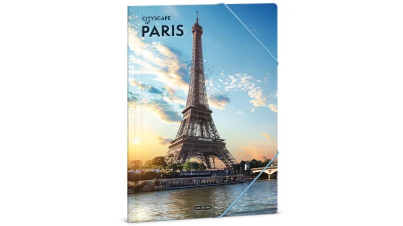 Ars Una A4 Gumis mappa Cityscape-Paris