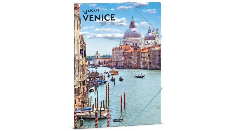 Ars Una A4 Gumis mappa Cityscape-Venice