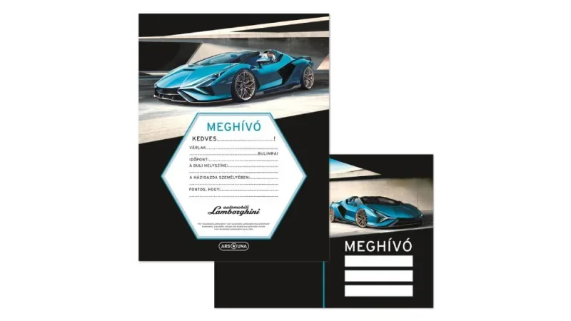 Ars Una Partimeghívó borítékkal LAMBORGHINI (5336) 24