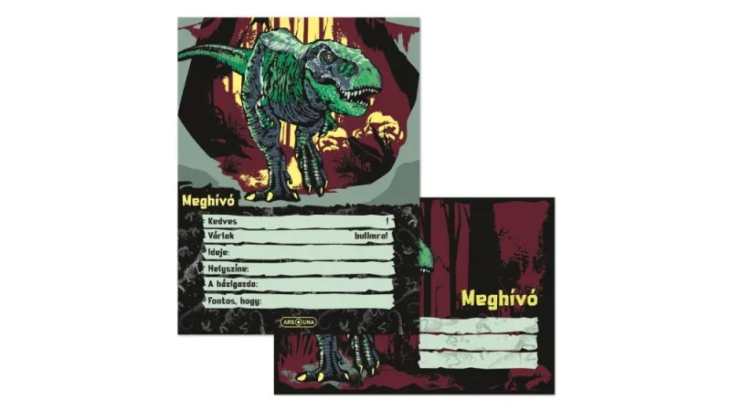 Ars Una Partimeghívó borítékkal T-REX (5346) 24