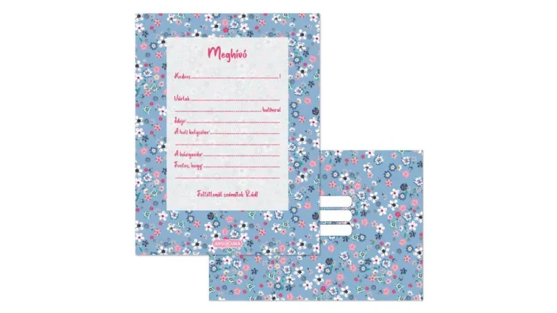 Ars Una Partimeghívó borítékkal PEARL BLOSSOM BLUE (5376) 24
