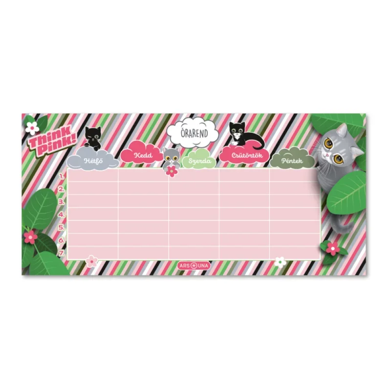 Ars Una egylapos órarend Think-Pink (5462) 25