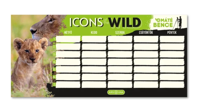 Ars Una egylapos órarend Icons of the Wild-Lions (5504) 25