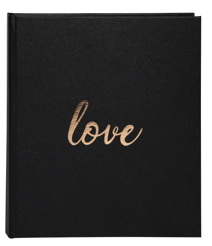 Exacompta vendégkönyv (21x19 cm, 140old) fekete, love