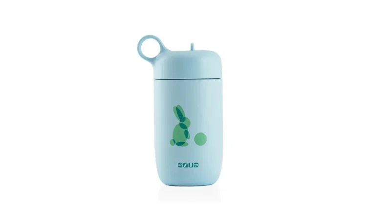 EQUA rozsdamentes gyerek kulacs (400ml) Nyuszi