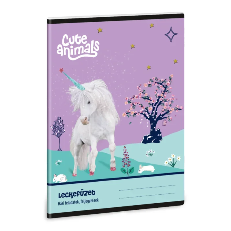 Ars Una A5 leckefüzet Cute Animals Unicorn
