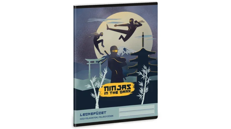 Ars Una A5 leckefüzet Ninjas in the dark