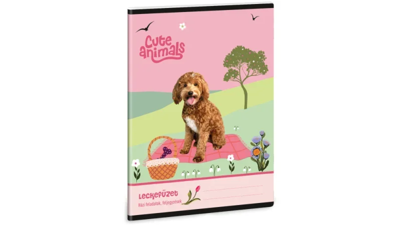 Ars Una A5 leckefüzet Cute Animals Doggie