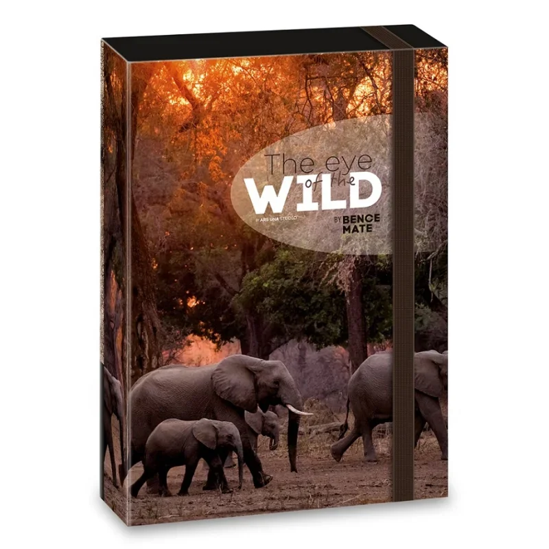 50852178 Ars Una A4 füzetbox The Eyes of the Wild - Elephant (5217) 22