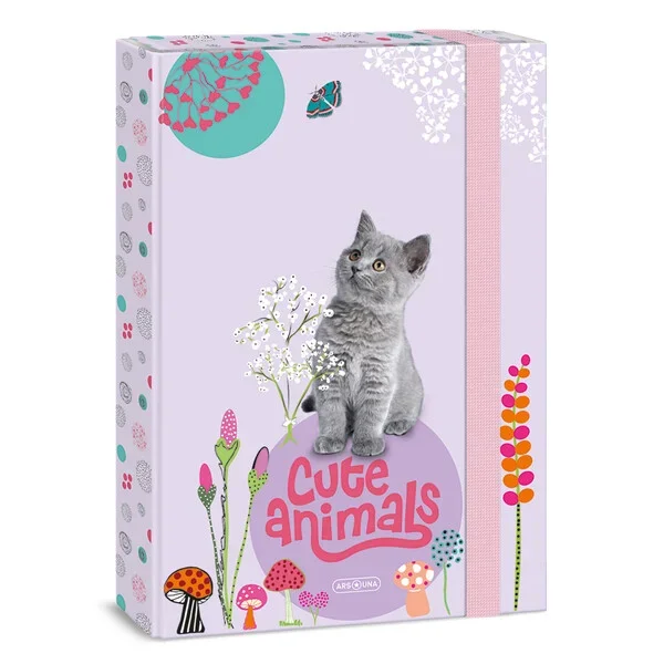 Ars Una A4 füzetbox Cute Animals-kitten (5368) 24