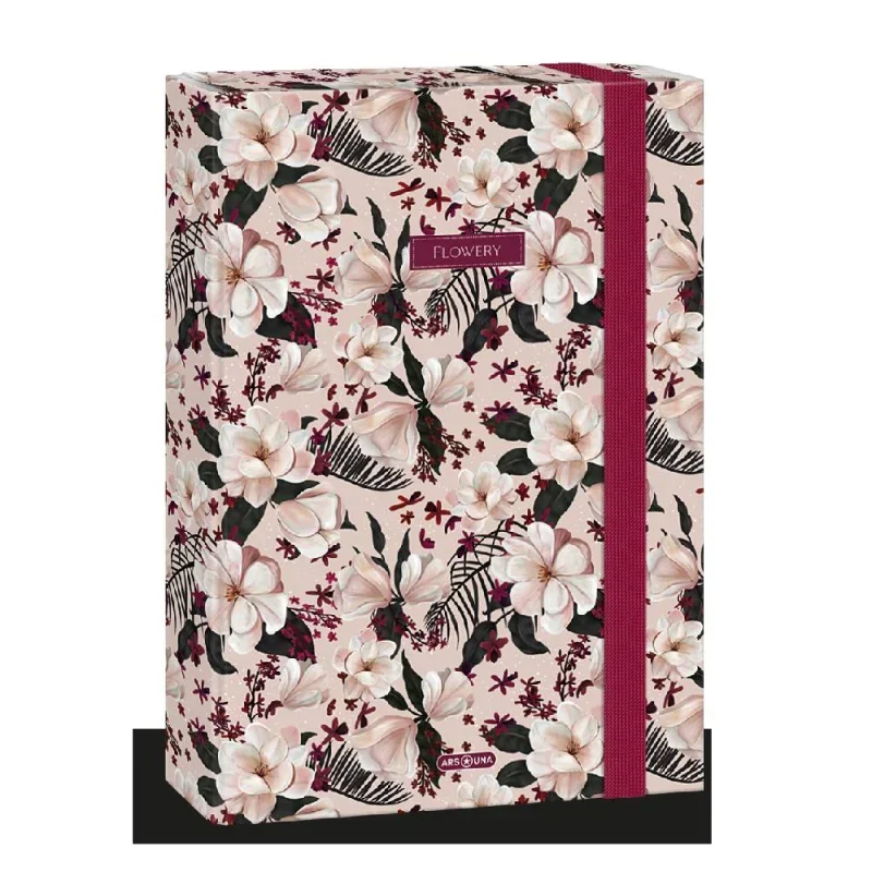 Ars Una A4 füzetbox Flowery pink (5375) 24