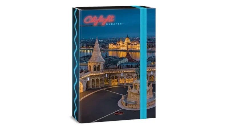 Ars Una A4 füzetbox City light-Budapest (5437) 24