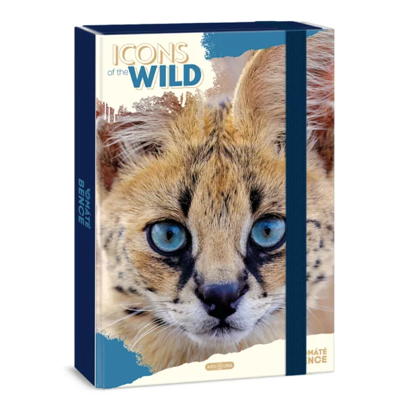 Ars Una A4 füzetbox Icons of the Wild-Serval (5503) 25