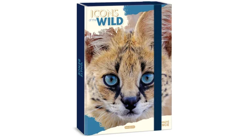 Ars Una A4 füzetbox Icons of the Wild-Serval (5503) 25