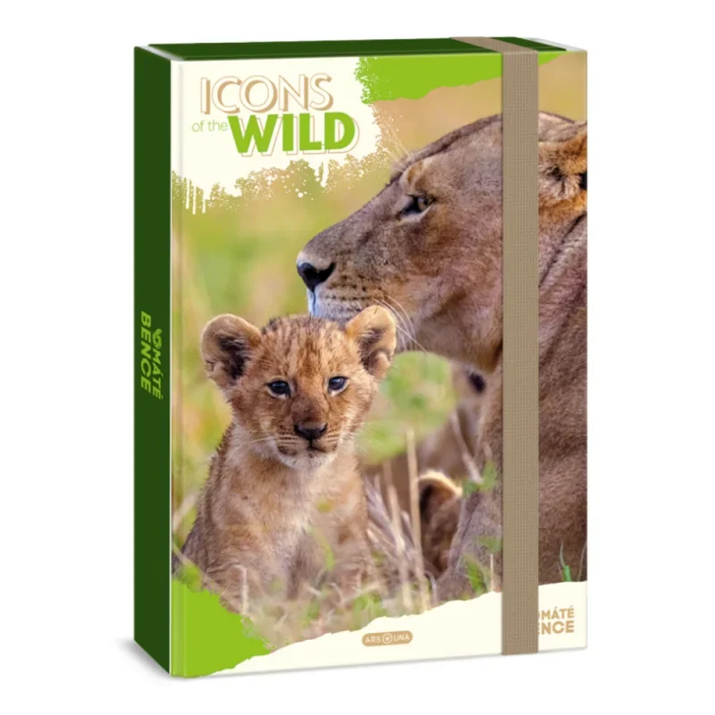 Ars Una A4 füzetbox Icons of the Wild-Lions (5504) 25