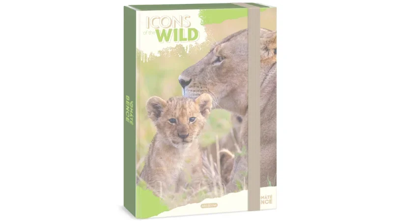 Ars Una A4 füzetbox Icons of the Wild-Lions (5504) 25