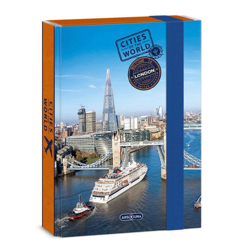 50863358 Ars Una A5 füzetbox Cities-London (5335) 23