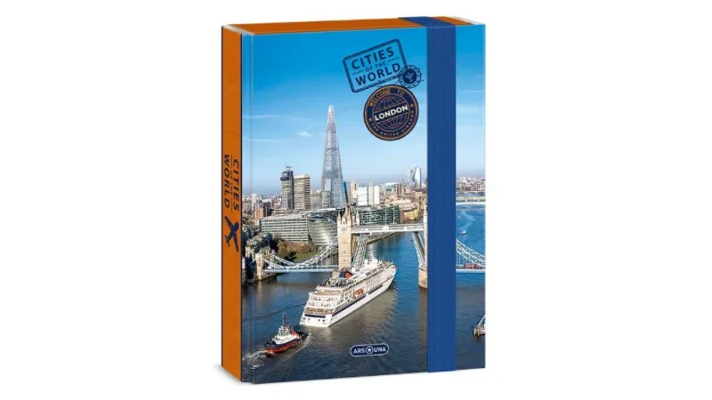 50863358 Ars Una A5 füzetbox Cities-London (5335) 23