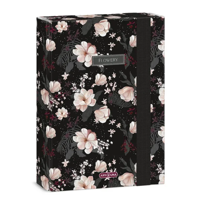 Ars Una A5 füzetbox Flowery black (5374) 24