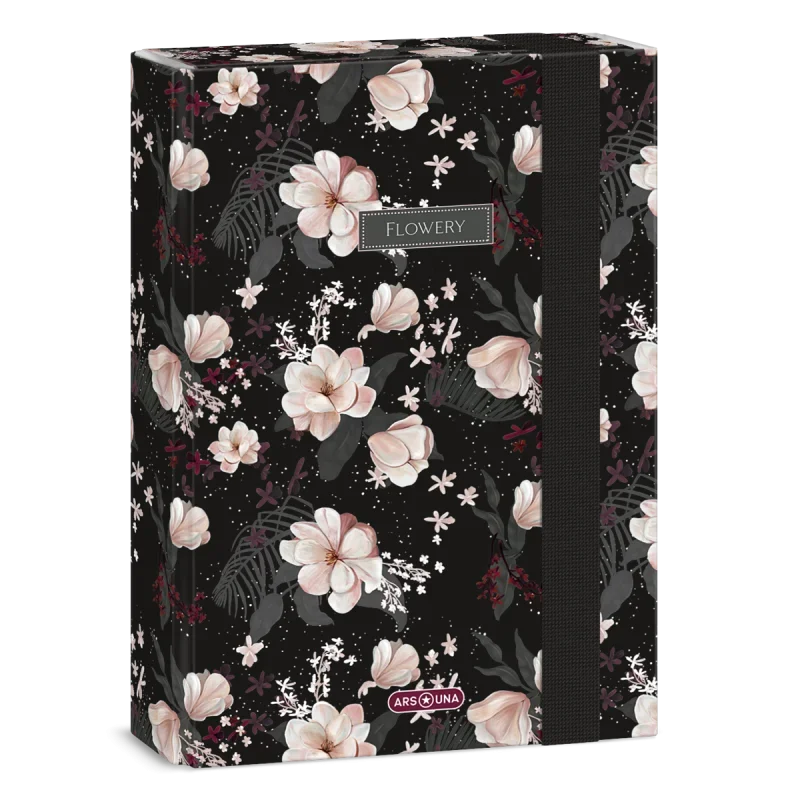 Ars Una A5 füzetbox Flowery black (5374) 24