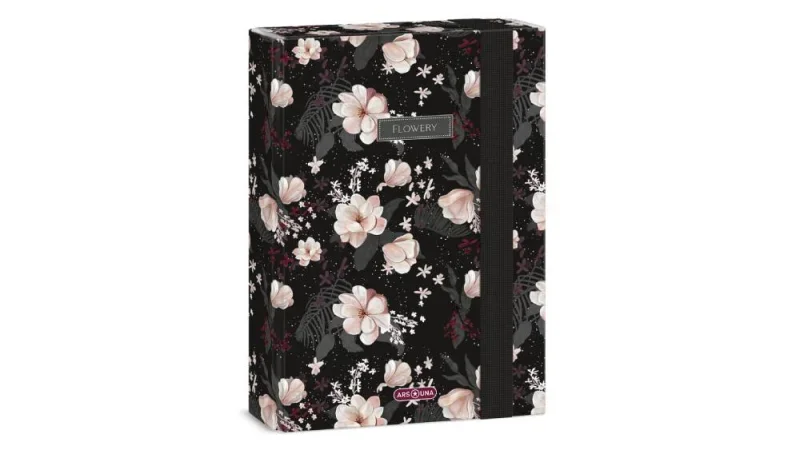 Ars Una A5 füzetbox Flowery black (5374) 24