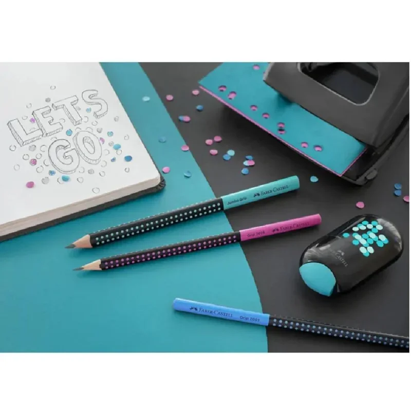 Faber-Castell Grafitceruza GRIP 2001 kéttónusú fekete/kék HB 2022