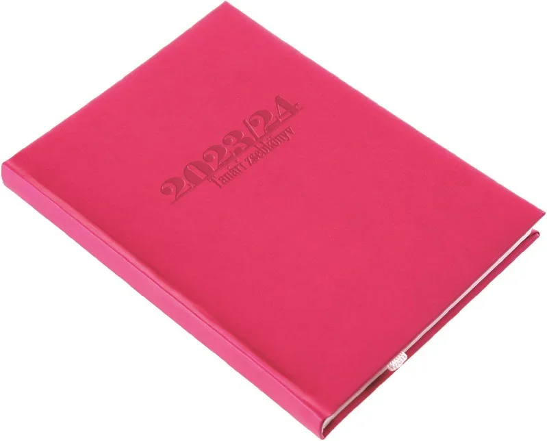 Reálszisztéma Tanári zsebkönyv 2025/2026 heti beosztású naptár, pink
