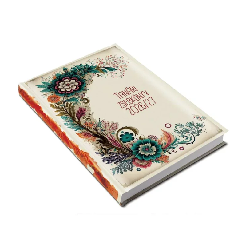 5311-61 Reálszisztéma Tanári zsebkönyv 2026/2027 heti beosztású naptár, akvarell